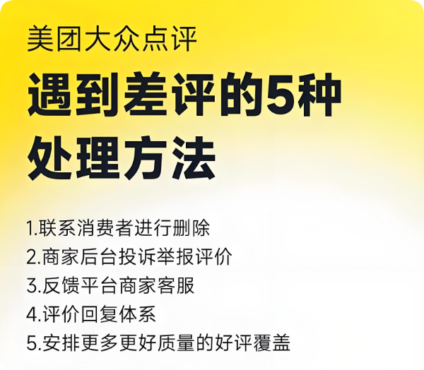 一個差評讓美團點評店鋪一月業(yè)績暴跌50%！